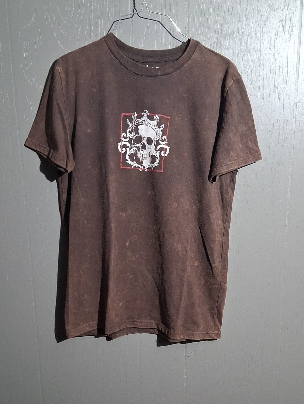 CO Brown Short Sleeve Skull Graphic Tee